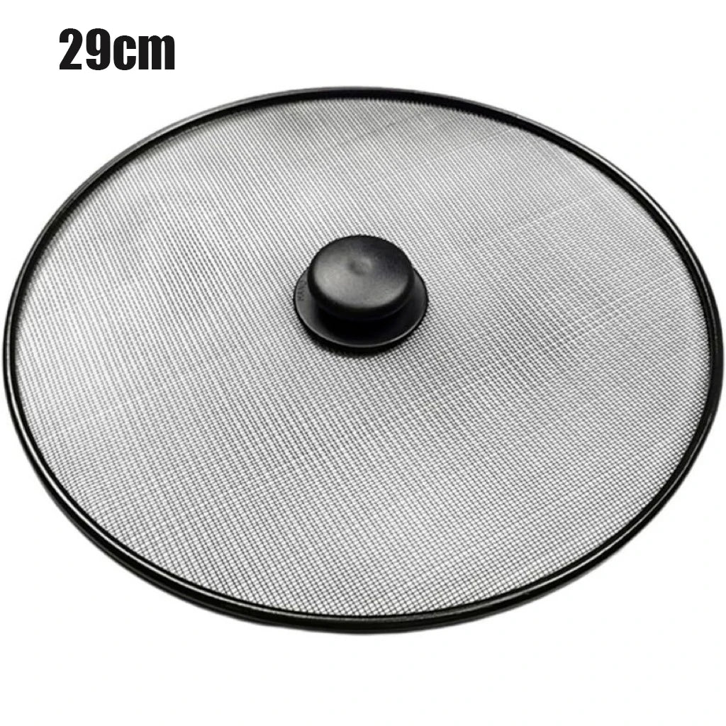 Carvallo KüchenGuard Mesh | 29/33 cm | Värmebeständig Handtag | Anti-fett Nätöverdrag för panna & kastrull