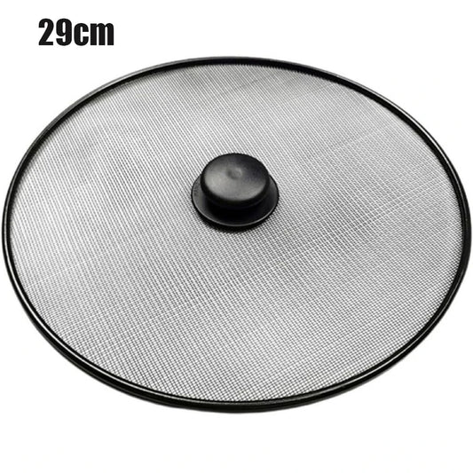 Carvallo KüchenGuard Mesh | 29/33 cm | Värmebeständig Handtag | Anti-fett Nätöverdrag för panna & kastrull