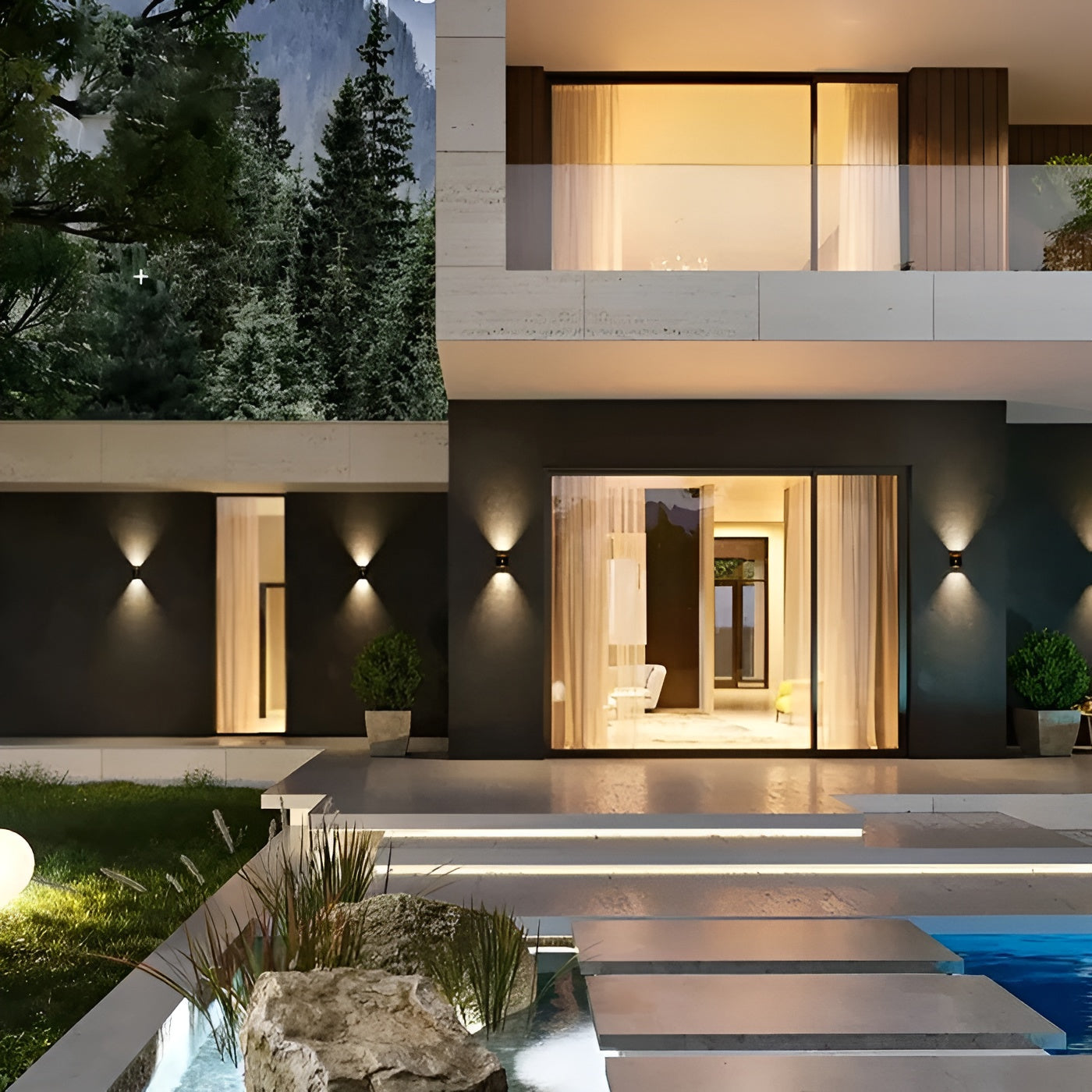 BrilliaWall Light - Modern UP och Down LED-vägglampa