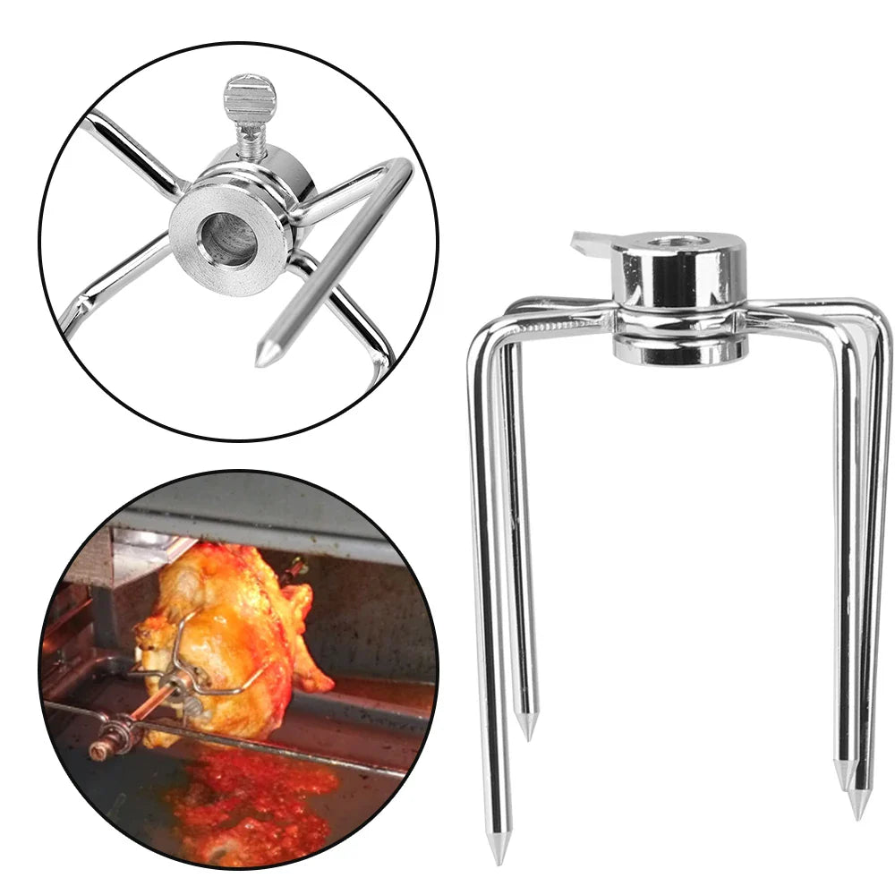 Carvallo Fleischgabeln GrillMeister Pro | 2-pack | Rostfritt stål | För rotisserie & kolgrill