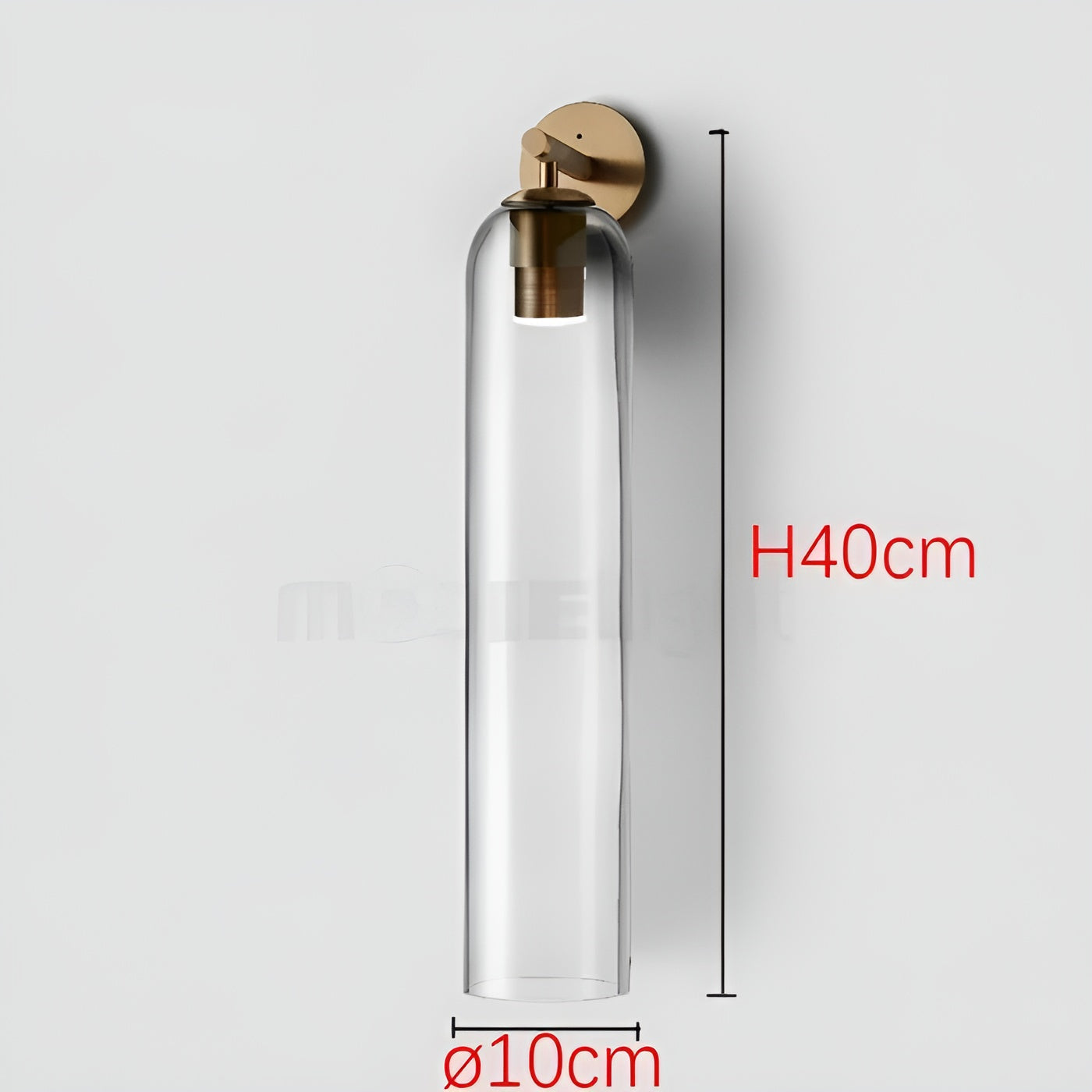 LustraGlow Light - Modern LED-vägglampa för väggmontering av glas