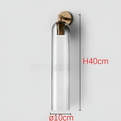 LustraGlow Light - Modern LED-vägglampa för väggmontering av glas