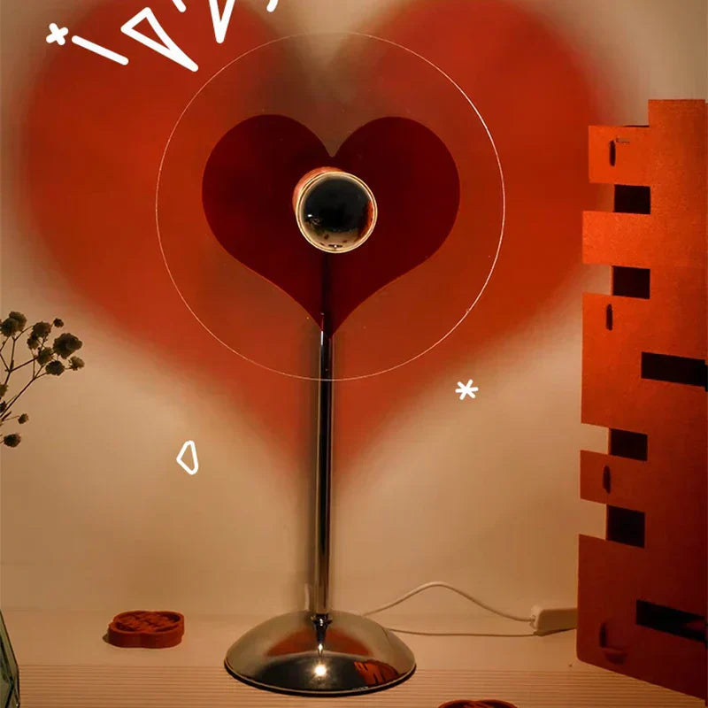 RomanticGlow - LED Projektor-lampa med Varm Stämningsbelysning