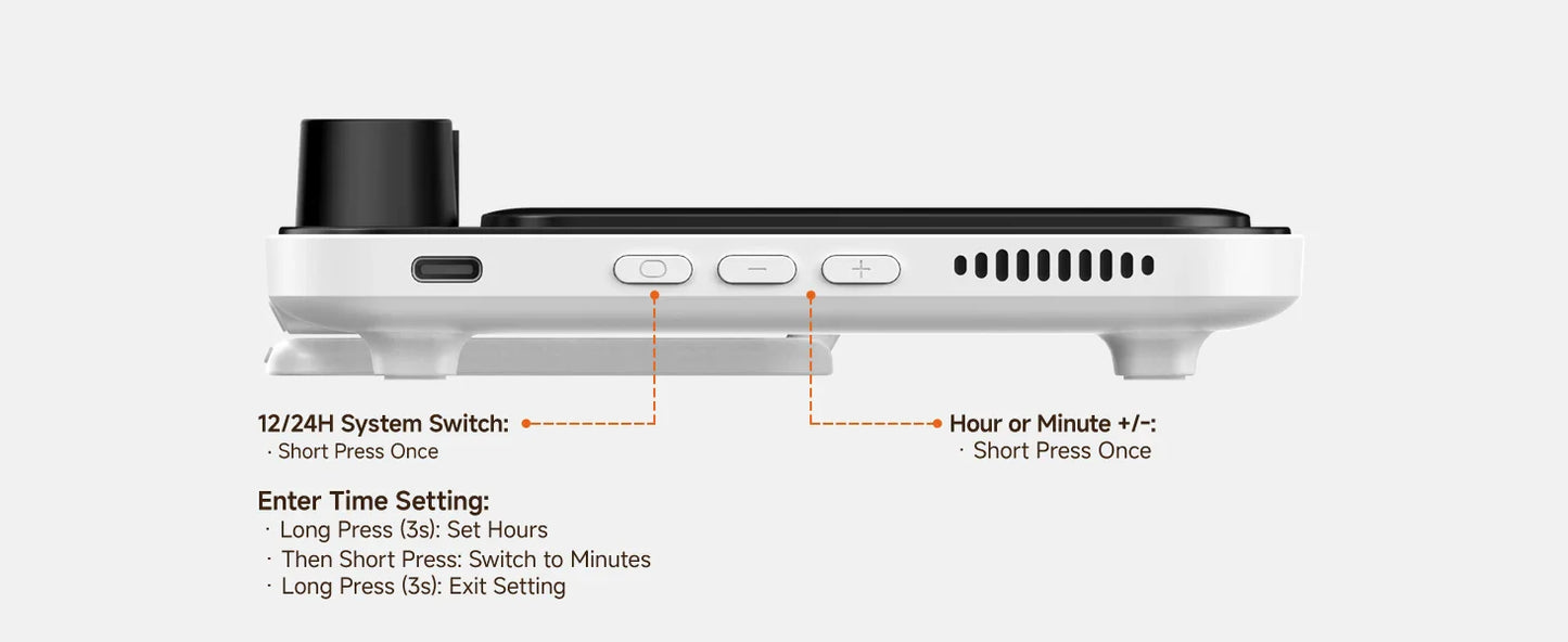 Royallure Dual Wireless Charger – Snabbladdningsdocka för Telefon, Klocka & Hörlurar (Samsung Kompatibel)