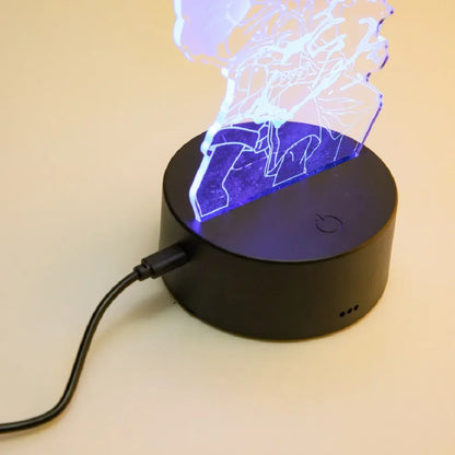 Mångsidig LED Spelkaraktärer Lampa - Lekfull belysning för spelare