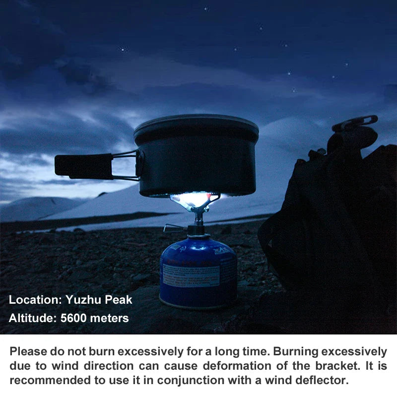 Carvallo Titan Gasbrännare TITANOVA Pro 3000T | 26g | 2700W effekt | Fällbar & Kompakt | Camping, Vandring, Survival