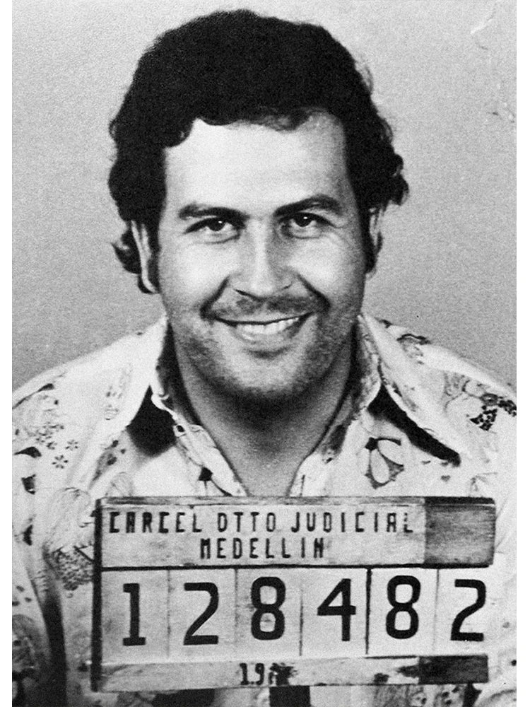 Pablo Escobar Målning - Ikonisk Konst för Hemmet