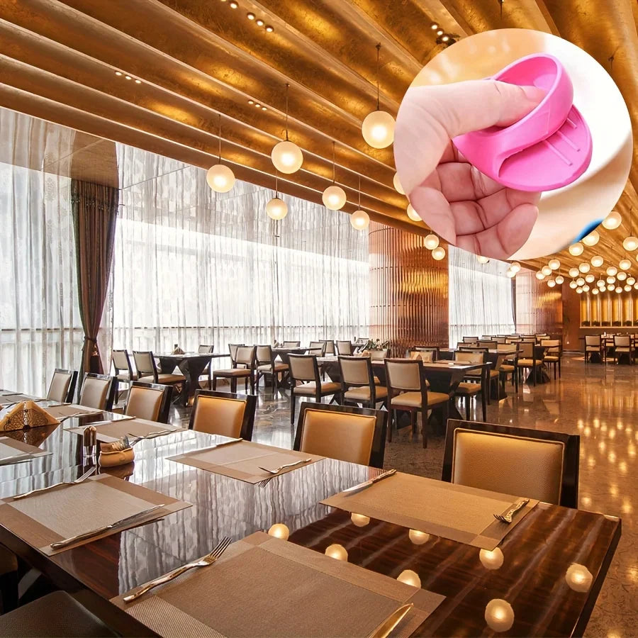 Carvallo Fingerhitzeskydd HeatGrip MiniGlove | 2/10 stycken | Värmebeständig & Halkfri | För Ugn & Mikrovågsugn | Kökstillbehör