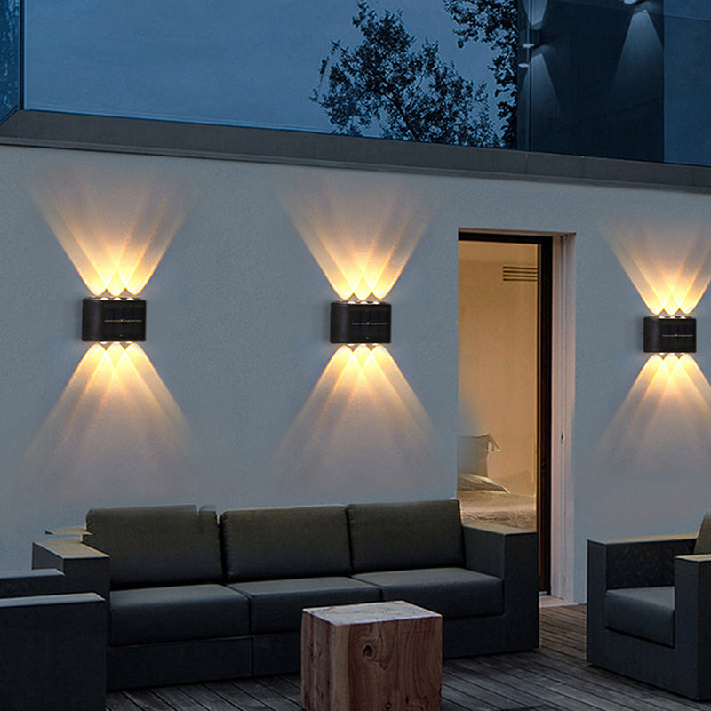 Solgard Beam | Väderbeständig solvägglampa med rörelse sensor &amp; LED-utomhusbelysning