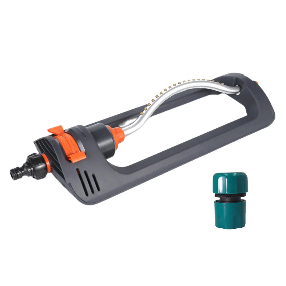 Carvallo EcoSwing Gräsmatta spridare med 4 spraylägen | Svängspridare för stora områden | 3/4-tums anslutning | Aluminiumrör & kopparmunstycken