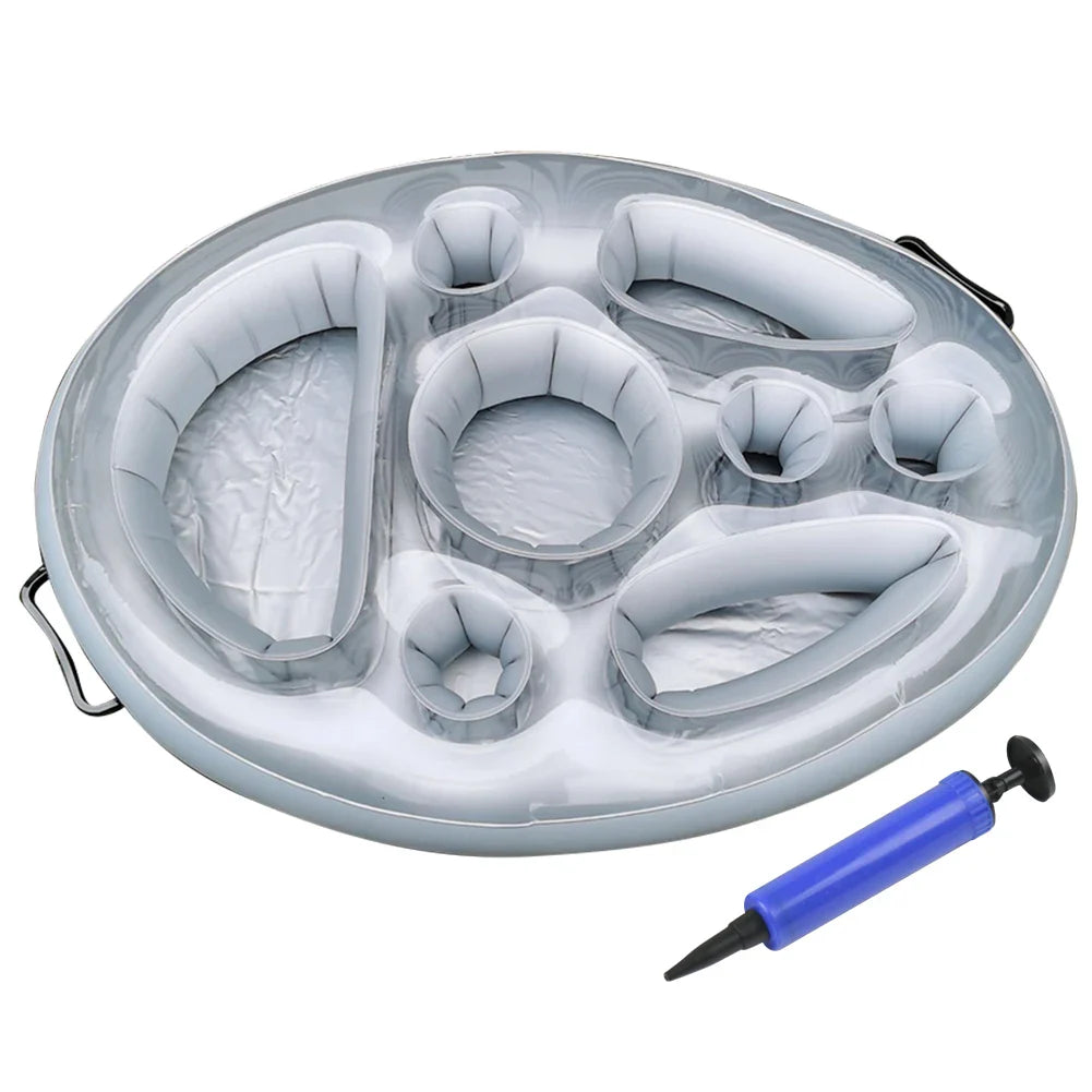 Carvallo | Uppblåsbar dryckeshållare pool | Anti-tipp design | För burkar & flaskor