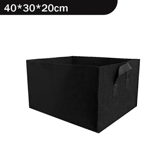 Carvallo Växtväska | Rektangulär växtpåse av nonwoven-material | Med handtag och dränering | För grönsaker, blommor och örter