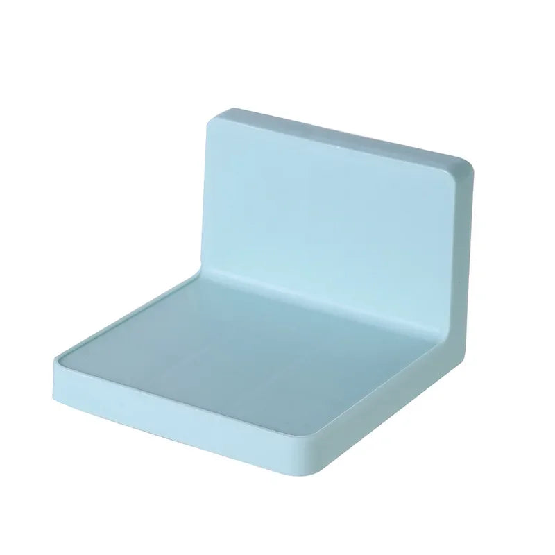 Carvallo FlexMount Vägghylla Multifunktionell | Självhäftande & Borfria | För Bad, Kök & Vardagsrum | Ideal för Tvål, Fjärrkontroll, Nycklar