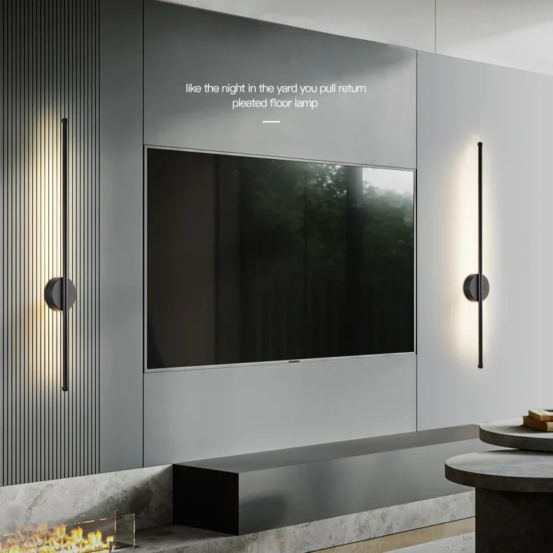 Royallure 2-Pack Uppladdningsbar LED Vägglampa med Fjärrkontroll, Dimbar 50–80cm