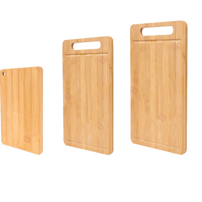 BAMBOOVIA – Premium Bambu Skärbräda Set