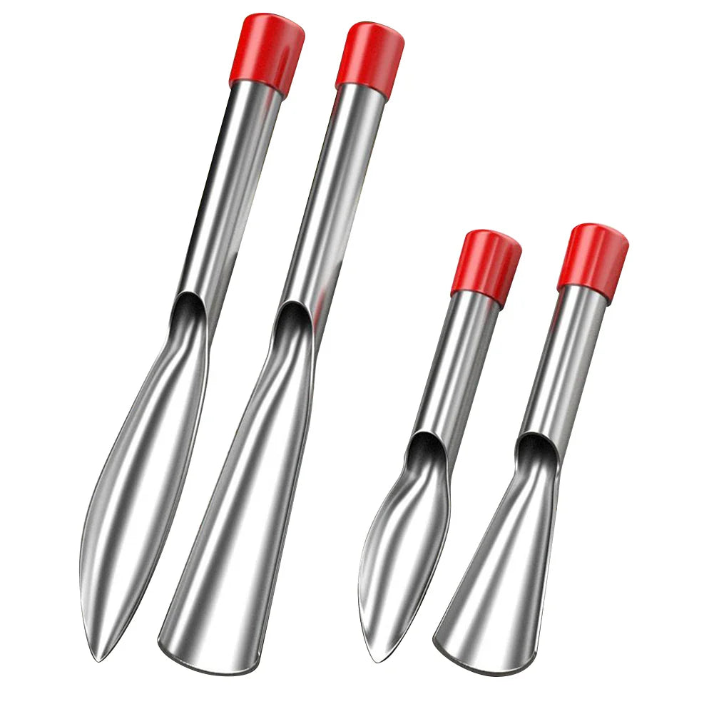 Carvallo 2-delat trädgårdsverktygset | Rostfritt stål plantering spade & ogräsborttagare | Vass & rostfri | För grönsaker, blommor & plantor