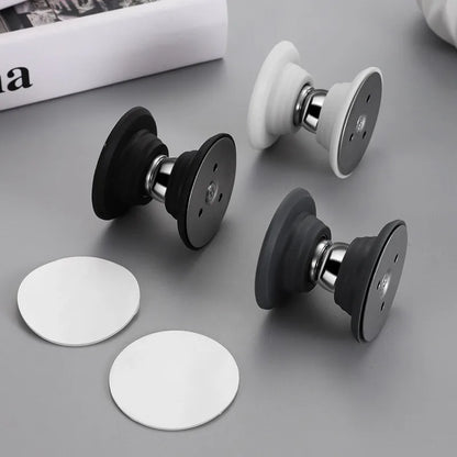 Carvallo Magnetisk Dörrstoppare | Utan borrning | Silikonstötdämpare 4,7 cm | Vindsäker &amp; Väggvänlig