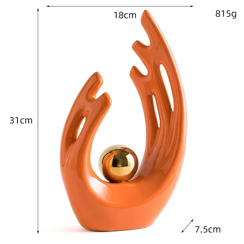 ZenAura Skulptur Set – Modern och Elegant