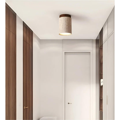 Rund Bordslampa i Wabi-Sabi Stil – Japansk Design för ett Harmoniskt Hem