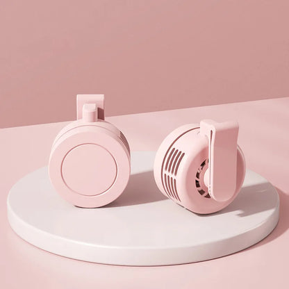 Carvallo Mini Fläkt | USB-Uppladdningsbar &amp; Låg ljudnivå | Utan rotorblad | För att klämma fast på skjorta, bälte eller hals