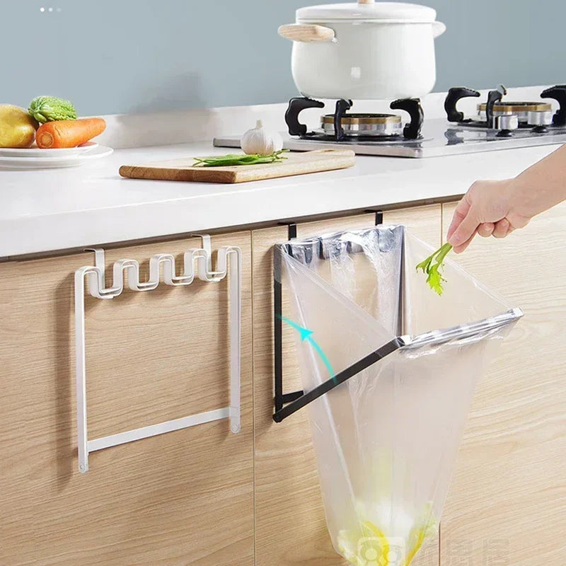 Carvallo Hängehalter | Fällbar soppåsehållare för köksskåp | Över-dörr-sopphämtare