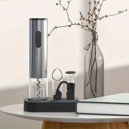 Royallure Uppladdningsbar Elektrisk Vinflaskanöppnare Set med Vakuumförslutare