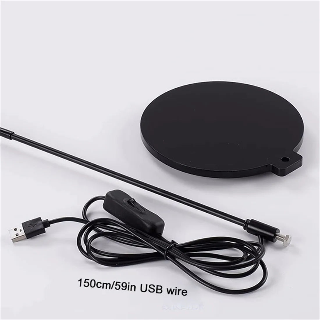 Carvallo USB växtlampa med stativ | Höjdjusterbar & Flexarm | 3W LED | Kallvitt ljus (6000K) | För inomhusväxter