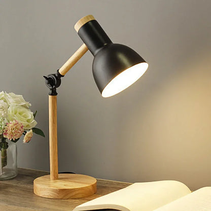 Träjusterbar Bordslampa | Nordisk Belysning