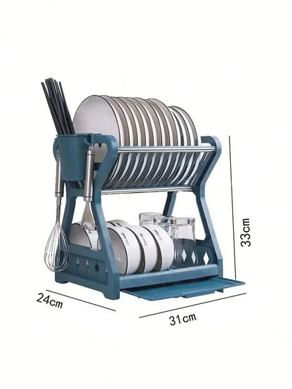 RackMaster - Fällbart diskställ för organiserad och platsbesparande köksförvaring