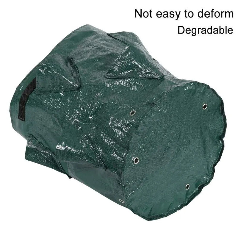 Carvallo GrowBag planterpåse för jordgubbar & grönsaker | 5/7/10 gallon | Med planteringsöppningar & bärhandtag | PE-material | Fällbar & Återanvändbar