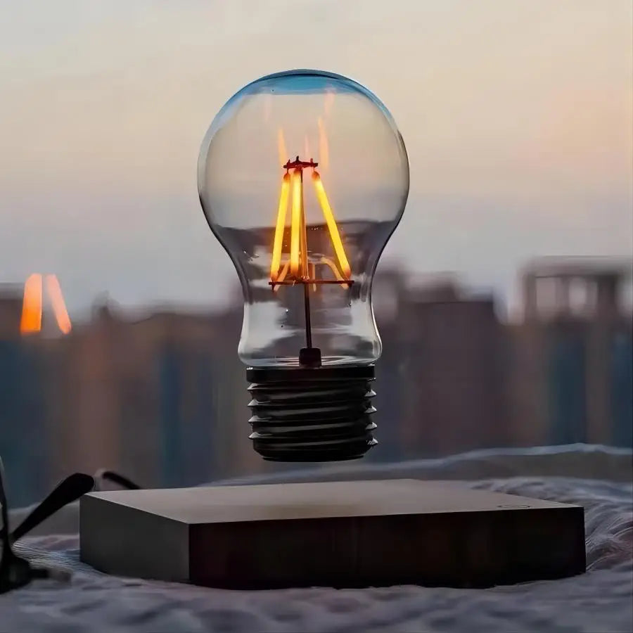 Magnetisk svävande lampa med svävande LED-lampa, tri-färg beröringskontroll skrivbordslampa för heminredning