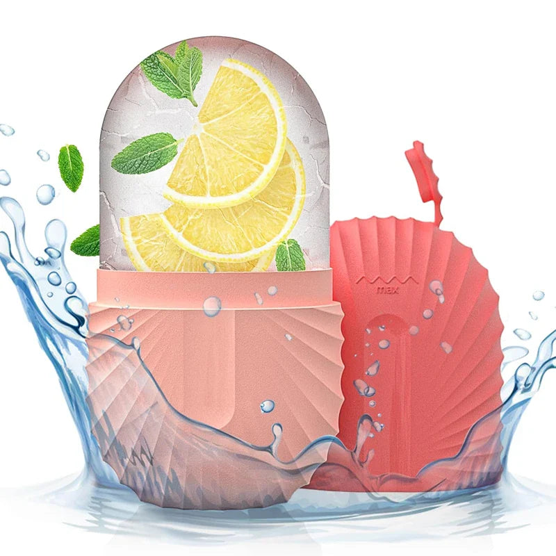 Carvallo-Eisroller FrostiGlow | Återanvändbar & BPA-fri | För strålande hud & mindre svullnad