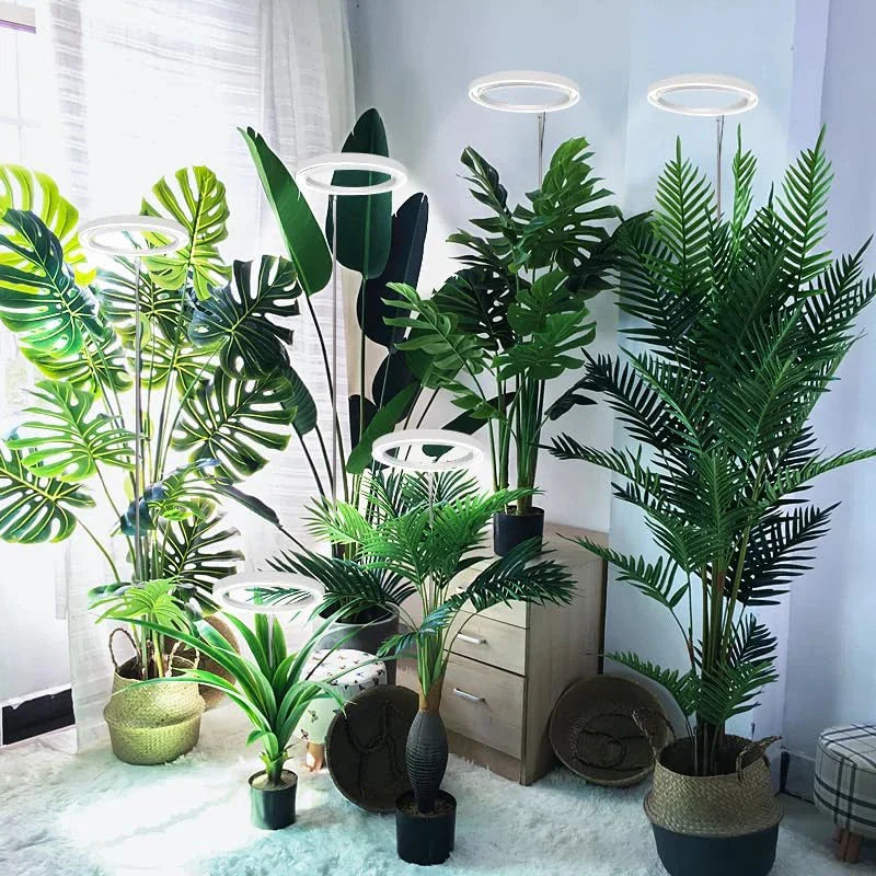 Höjdjusterbar växtlampa med ljusstyrkekontroll