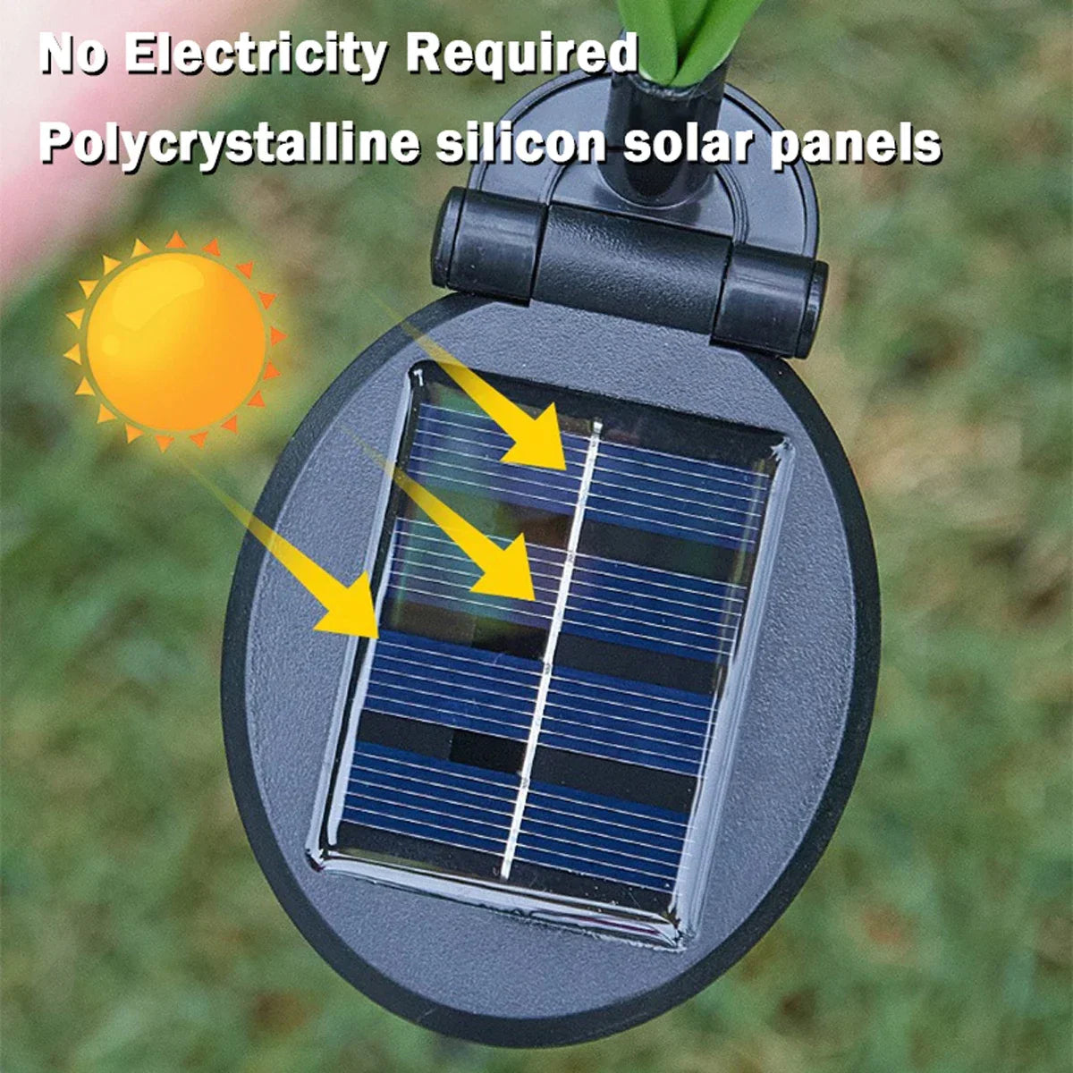 Carvallo ButterflyGlow Solar Trädgårdslampa Fjäril | LED Glasfiber-ljus | Färgväxling & Varmvit | IP65 Vattentät | För Balkong, Trädgård & Dekor