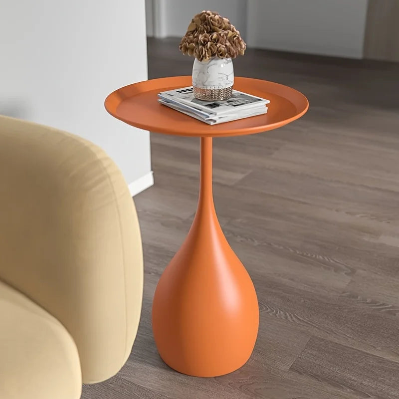 Ariessa Lumo | Mobil Rund Sidobord i lätt lyxig design för soffa och säng