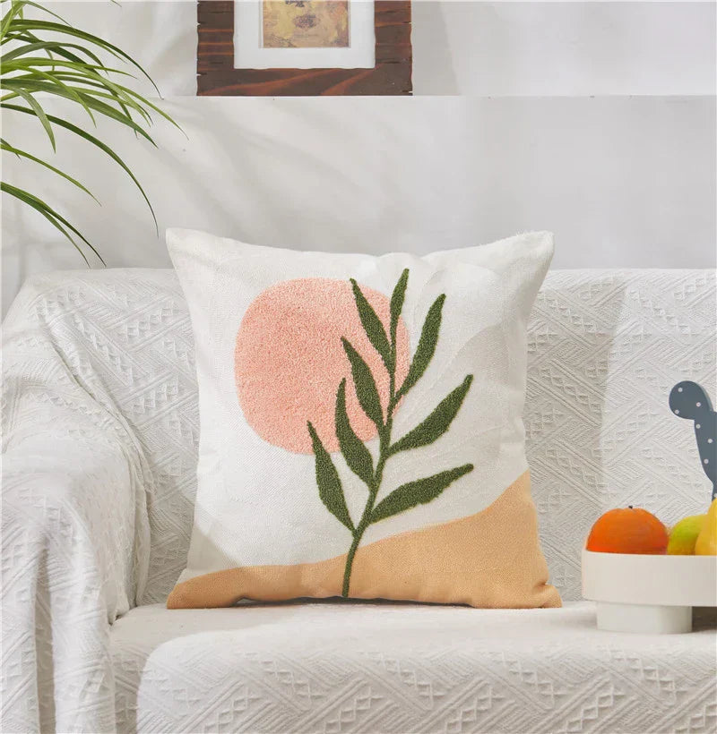 Carvallo – Jacquard Kuddöverdrag med Fina Solrosmönster