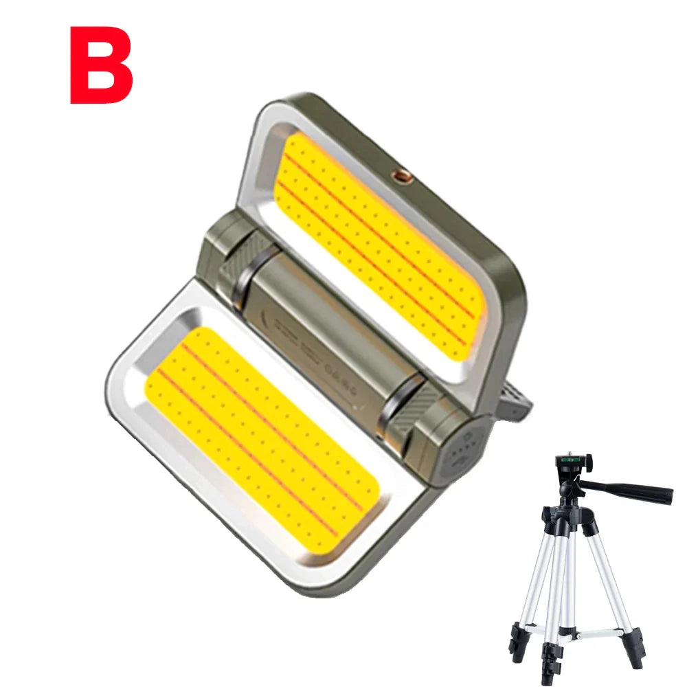 Carvallo Solaris Pro | Superljus & Fällbar | Magnetisk & Uppladdningsbar | Solar- & USB-drift