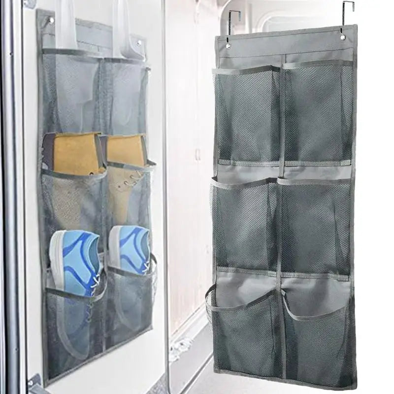 Carvallo MaxGrid Väggorganisatör med 6 fack | Hängande förvaringsväska | Non-woven & Fönster