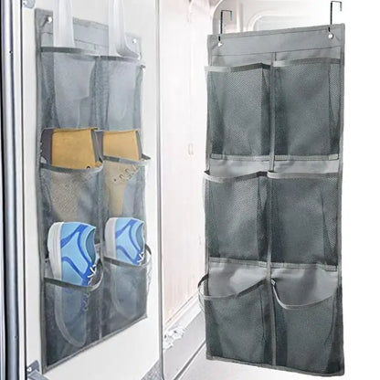 Carvallo MaxGrid Väggorganisatör med 6 fack | Hängande förvaringsväska | Non-woven &amp; Fönster
