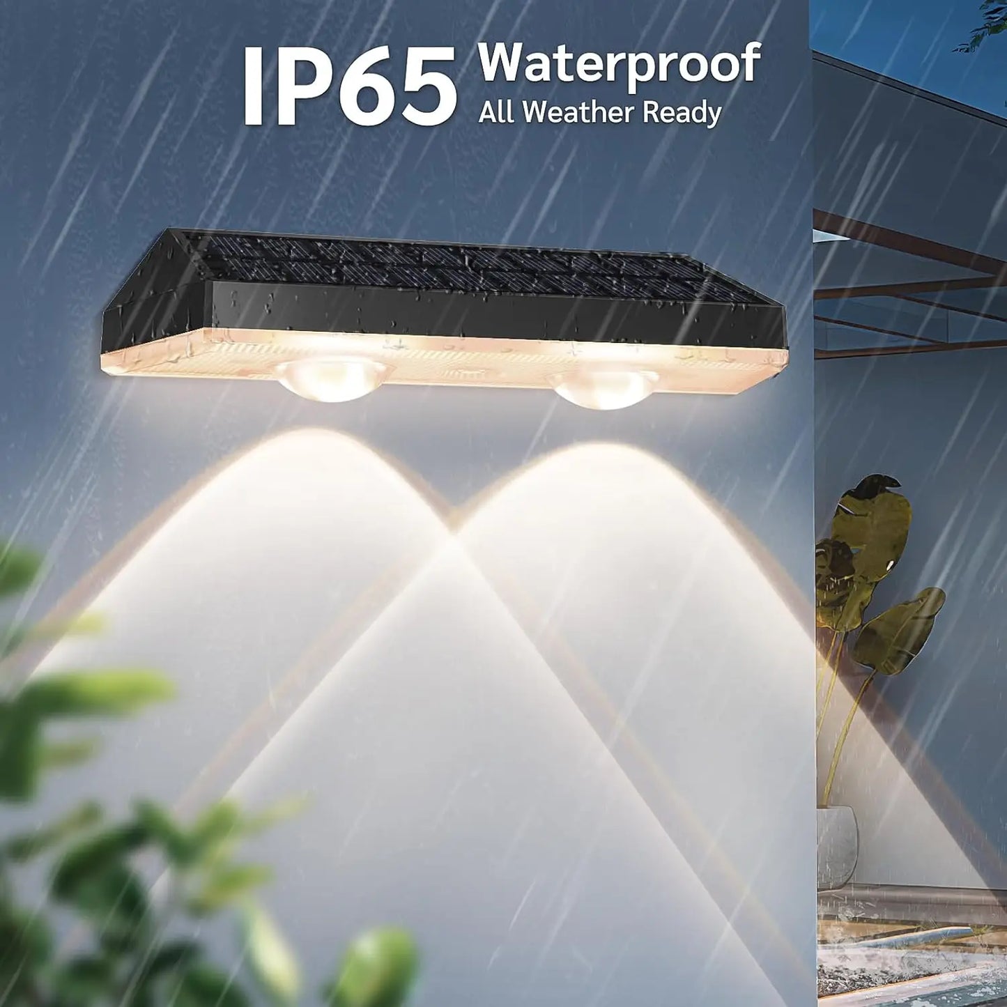 Carvallo Solar Stakelampa | Varmvit & RGB Färgbyte | IP65 Vattentät | Trådlös Montering