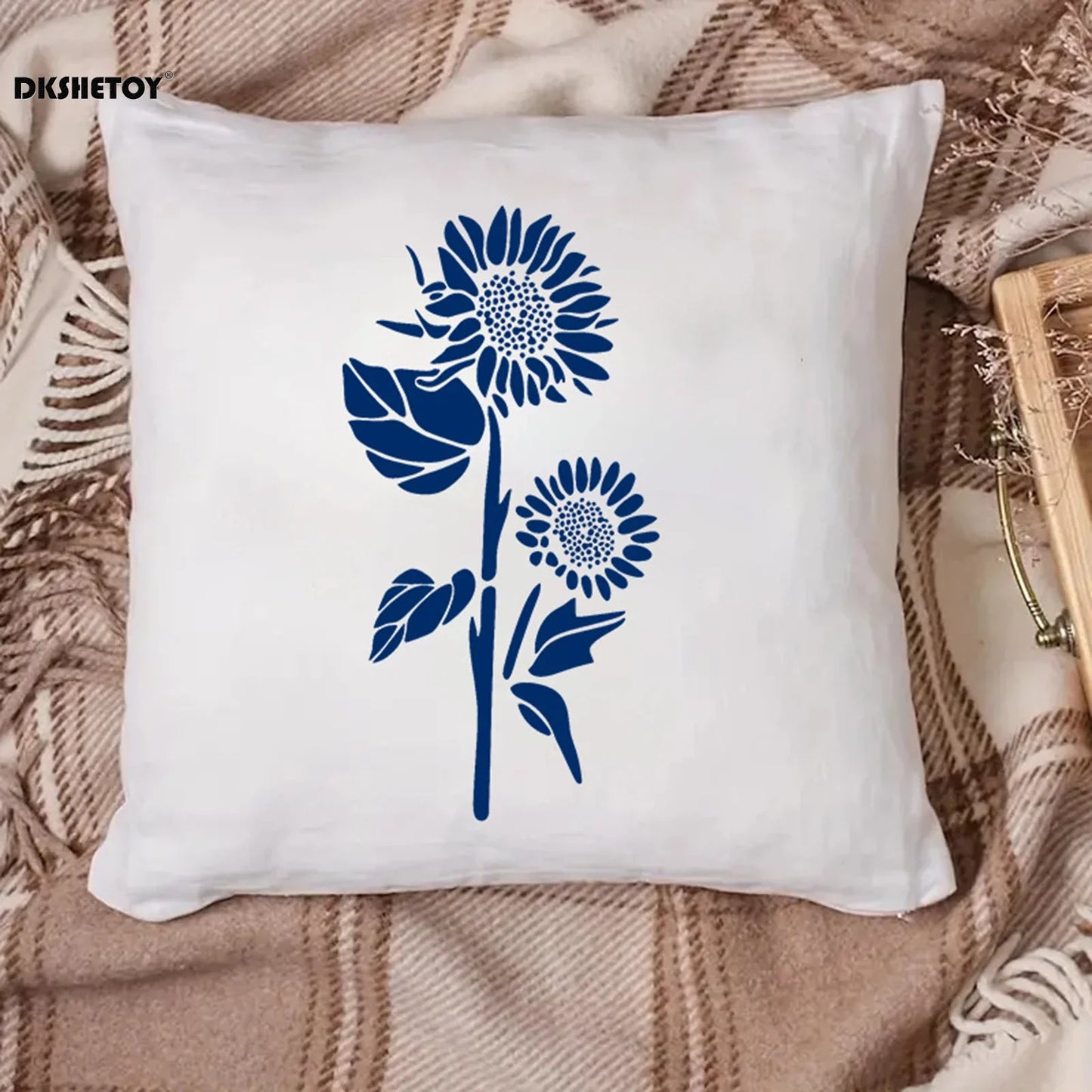 Carvallo Mallset | 10-delar | Flexibla PET-mallarna | För Scrapbooking, Väggar, Tyg & Papper