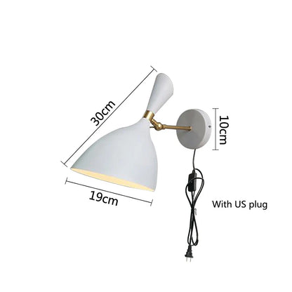 LoftLjus - LED Sänglamp Industrilägenhet Vägglampa