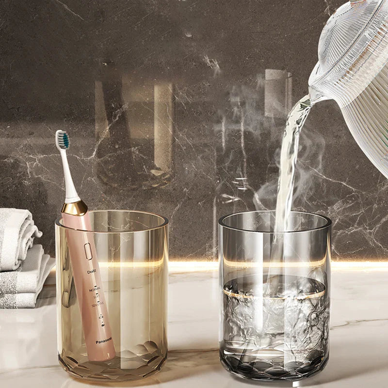 Carvallo Reserach-tandborstskålen med tandborstbox | 2-i-1 förvaringsbehållare för tandborste & munskölj | Ideal för resor