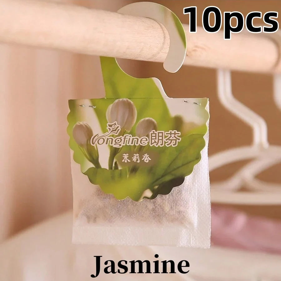 Carvallo Doftpåsar för garderob & rum | 5/10 stycken | Långvarig doft | Med hängare | Aromaterapi & luftrensare