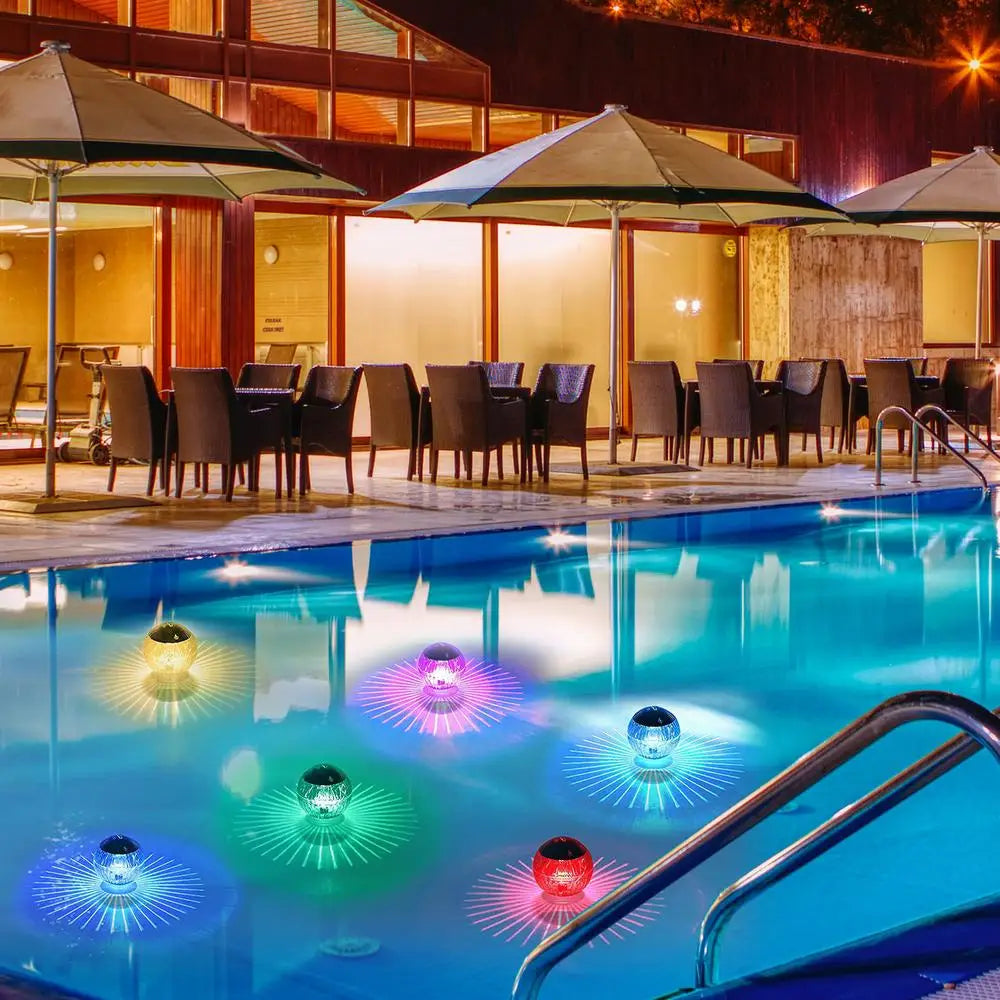 Solar LED Trädgårdsbollar – Vattentäta solarlampor för utomhusdekoration och dammbelysning