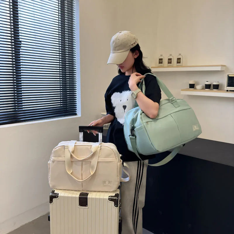 Carvallo Resväska Stor | Utbyggbar & Flerlager | Handbagage & Helgväska | Mycket Förvaringsutrymme