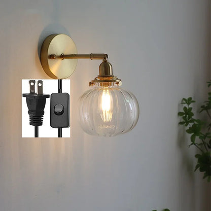 LichtKrona - Modern Vägglampa med Dragströmbrytare