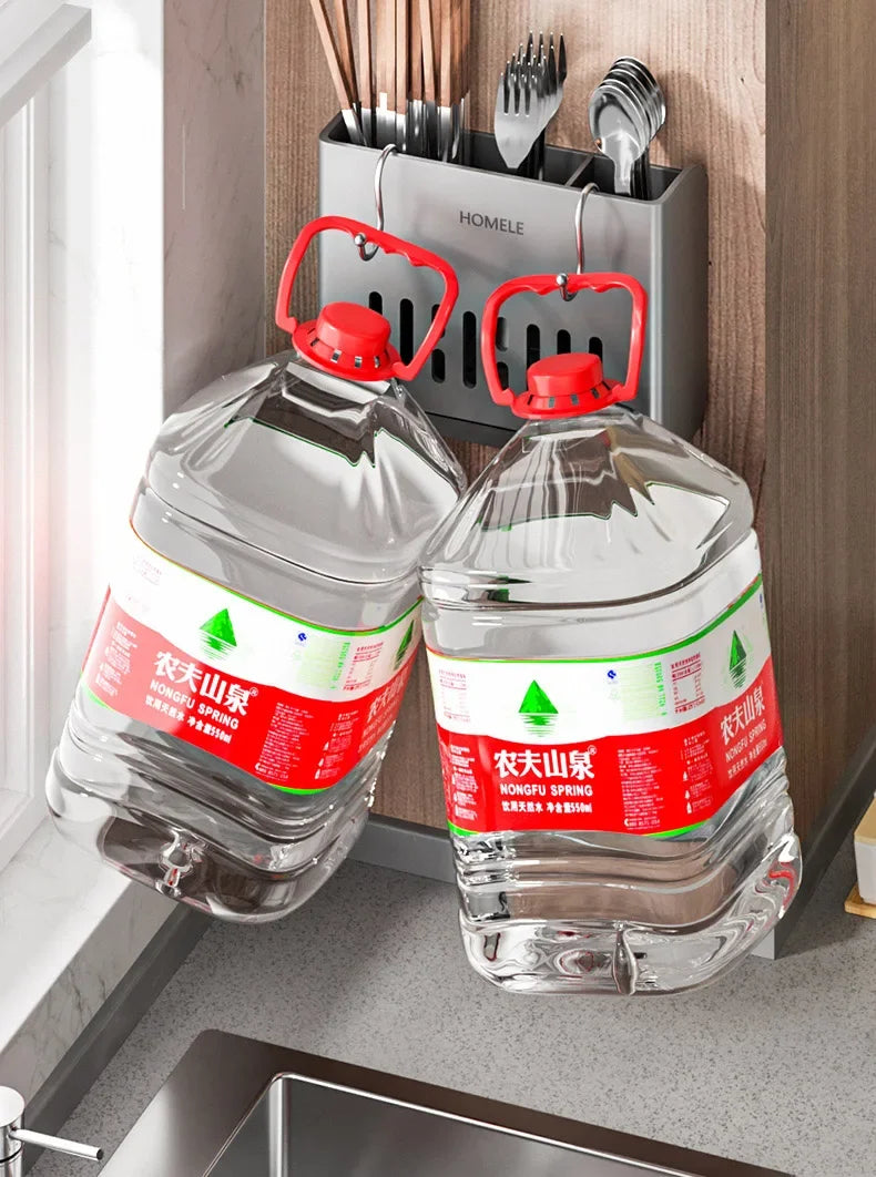 Carvallo bestickshållare | Vägg- & stående montage | Med avrinningfunktion | För kök & matplats