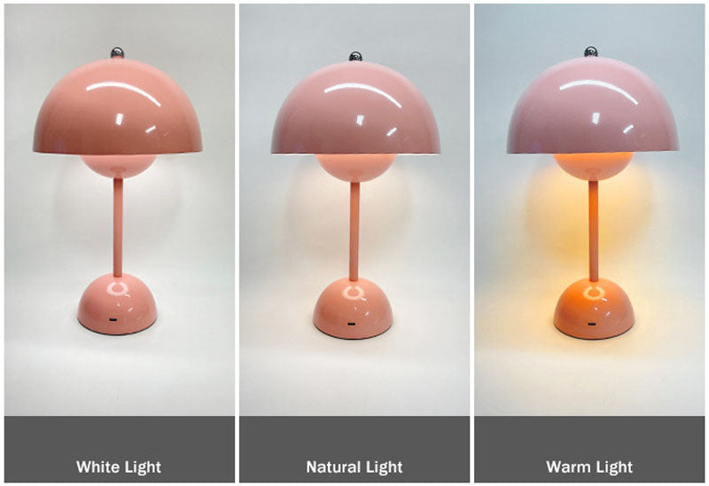 Nordisk LED Bordlampa - Uppladdningsbar Svamp Lampa