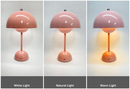 Nordisk LED Bordlampa - Uppladdningsbar Svamp Lampa